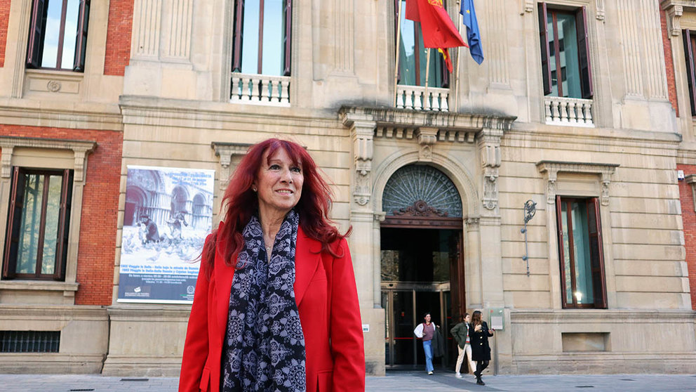 Maite Nosti es la candidata de Vox en las próximas elecciones al Parlamento de Navarra.