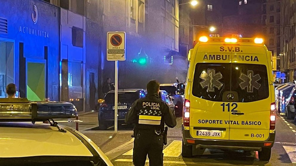 Imagen del incendio que afectó a la discoteca La Belle Époque de Logroño. EUROPA PRESS