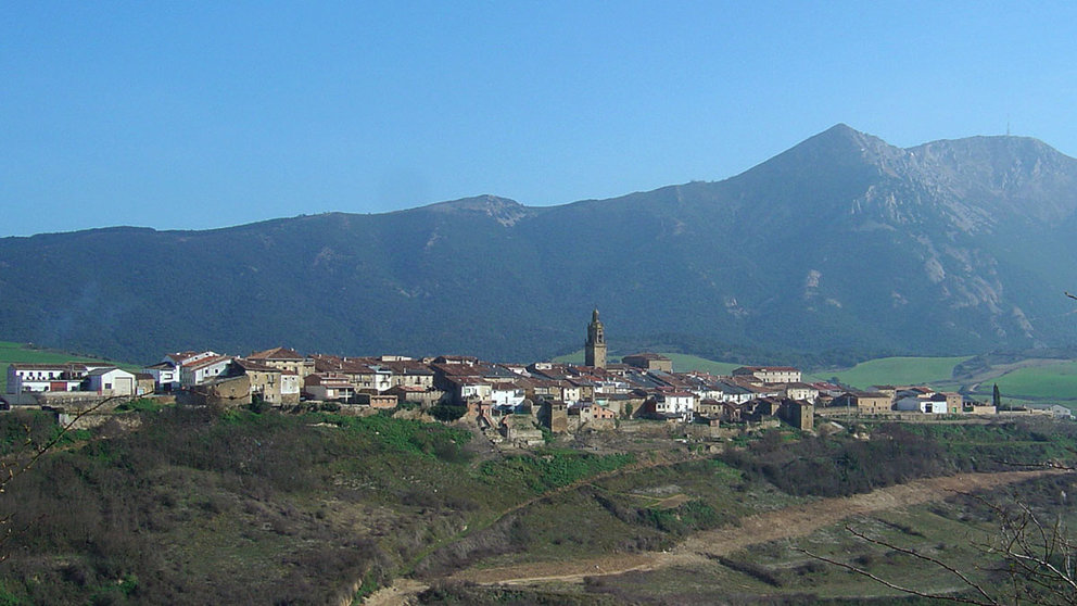 Imagen de archivo del pueblo Aguilar de Codés en Tierra Estella. CORNAVA