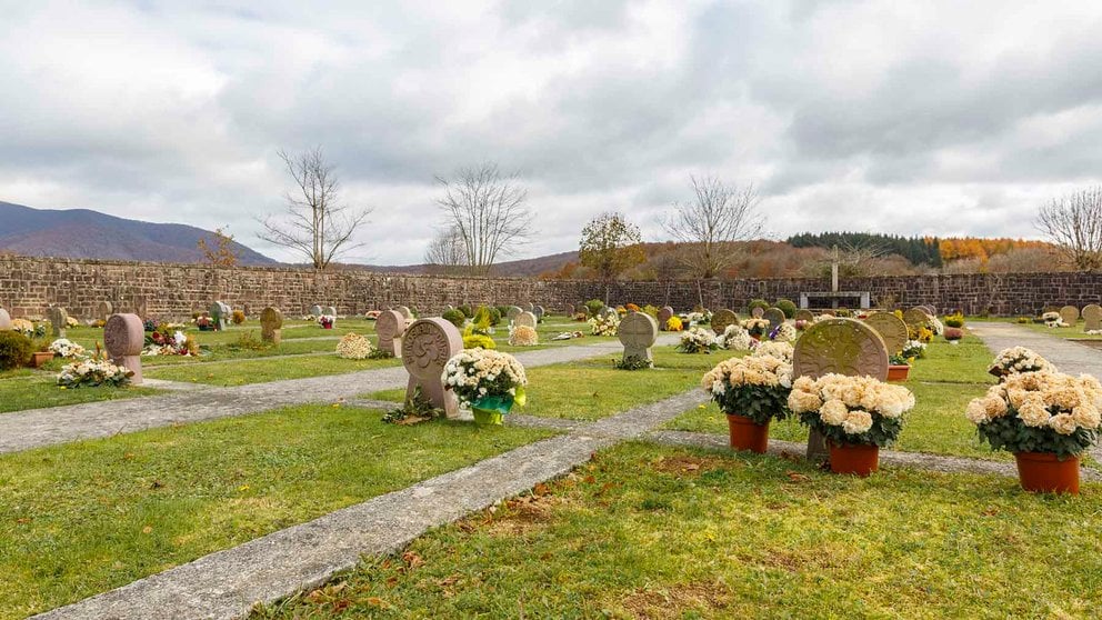 Imagen de archivo del cementerio de Burguete en Navarra. Francis Vaquero