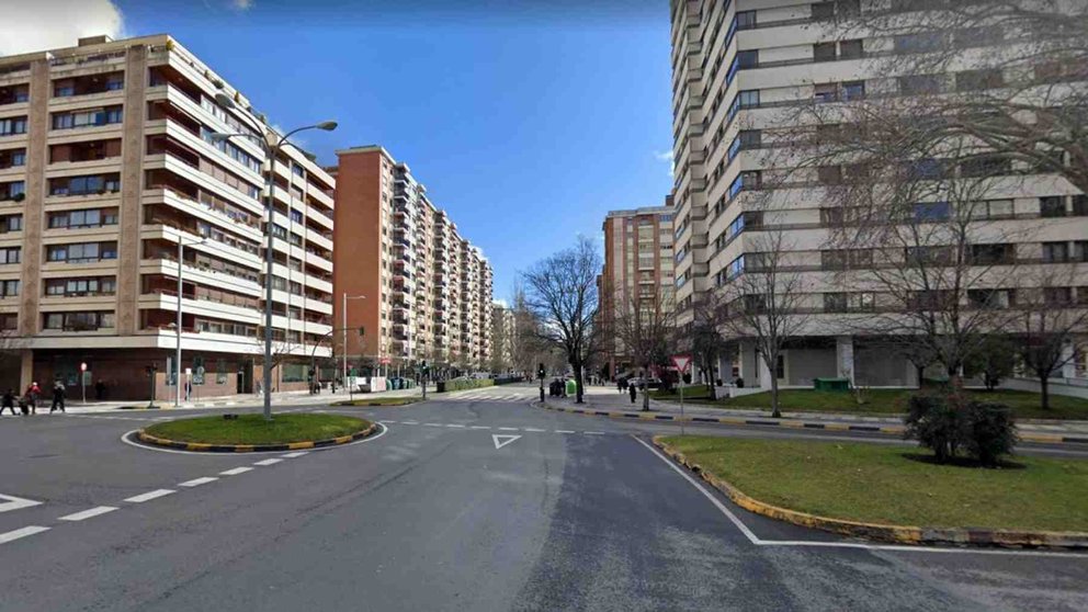 Avenida Sancho el Fuerte, Pamplona. GOOGLE MAPS