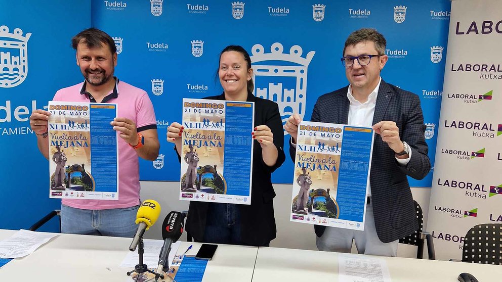 Tudela presenta la XLII Carrera Popular Vuelta a la Mejana 2023. AYUNTAMIENTO DE TUDELA