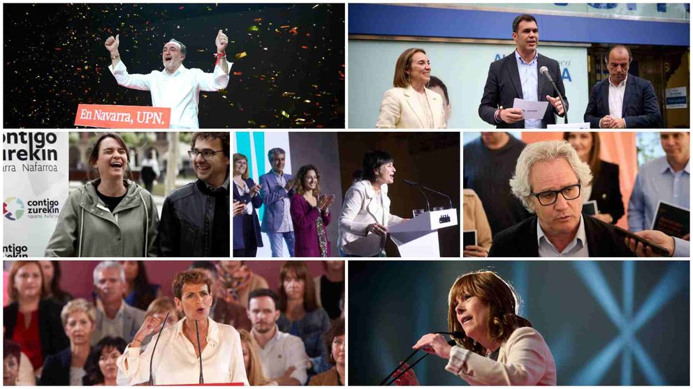 Los siete principales candidatos la presidencia del Gobierno de Navarra pasarán el día en familia.