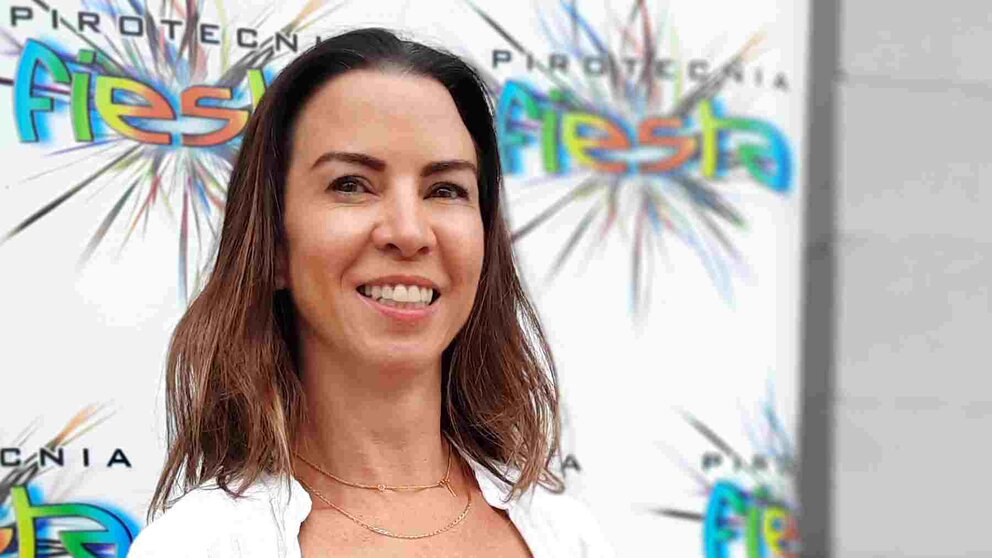 Andrea López Lana, de Pirotecbia Fiesta, será la encargada de supervisar el lanzamiento del Chupinazo de San Fermín. CEDIDA