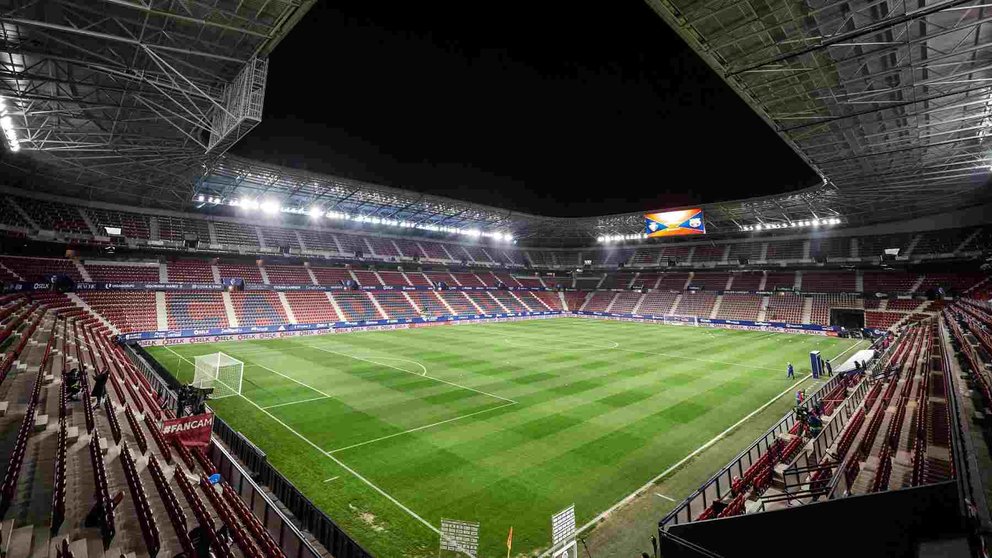Panorámica del estadio El Sadar. EUROPA PRESS