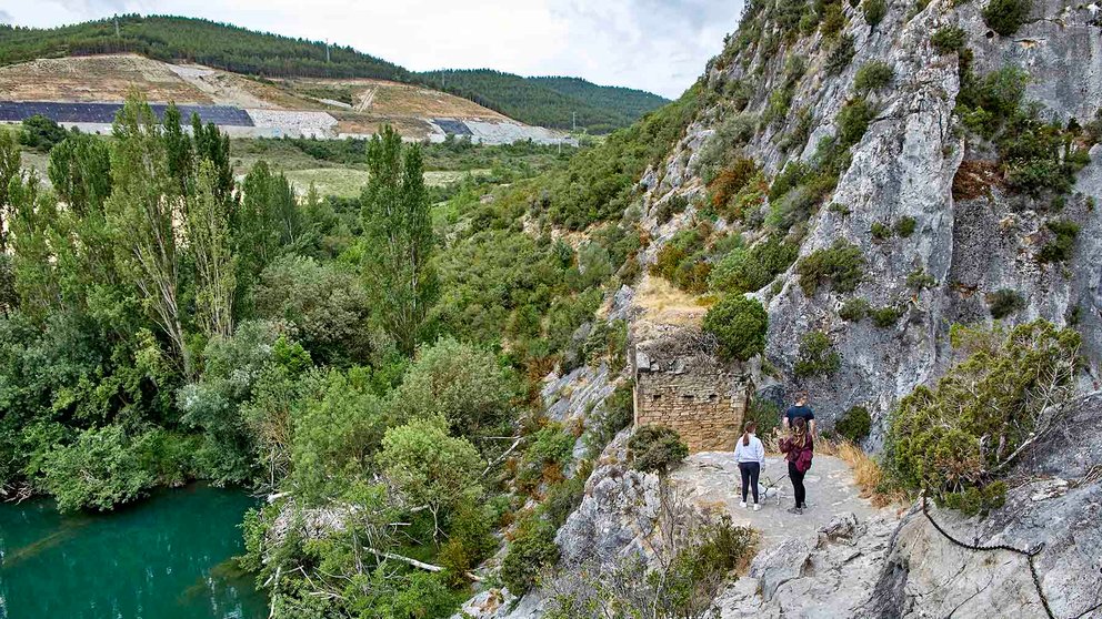 Ruinas del Puente del Diablo en la Foz de Lumbier en Navarra. Javier Campos