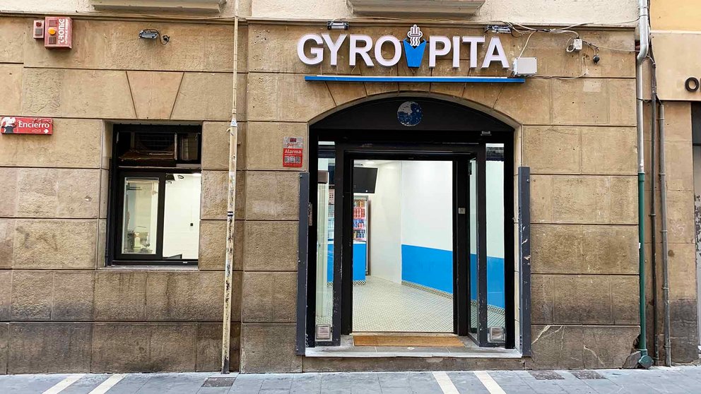 Nuevo local de comida griega Gyro Pita en la calle de la Estafeta de Pamplona. Navarra.com