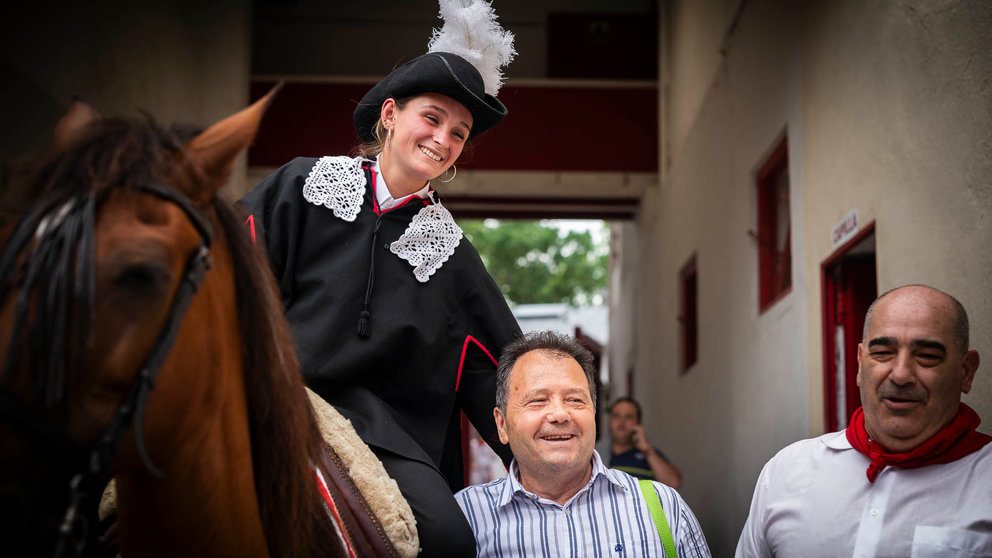 Novillada de la Feria del Toro de San Fermín 2023 con novillos de Pincha para Christian Parejo, Marcos Linares y Cristiano Torres. JASMINA AHMETSPAHIC