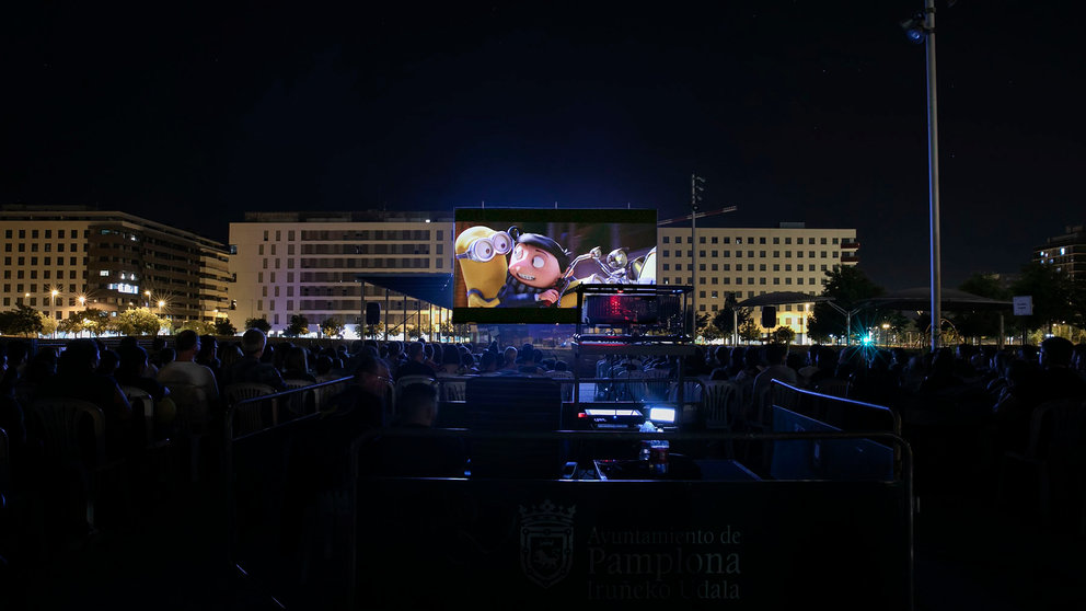 Ciclo de 'Noches de cine' en Pamplona. CRISTINA NUÑEZ BAQUEDANO