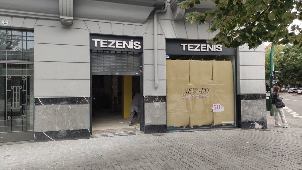 La tienda Tezenis de la plaza de Merindades. NAVARRA.COM