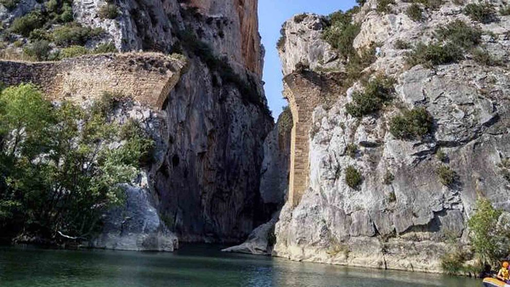 Puente del Diablo de Lumbier. TURISMO DE NAVARRA