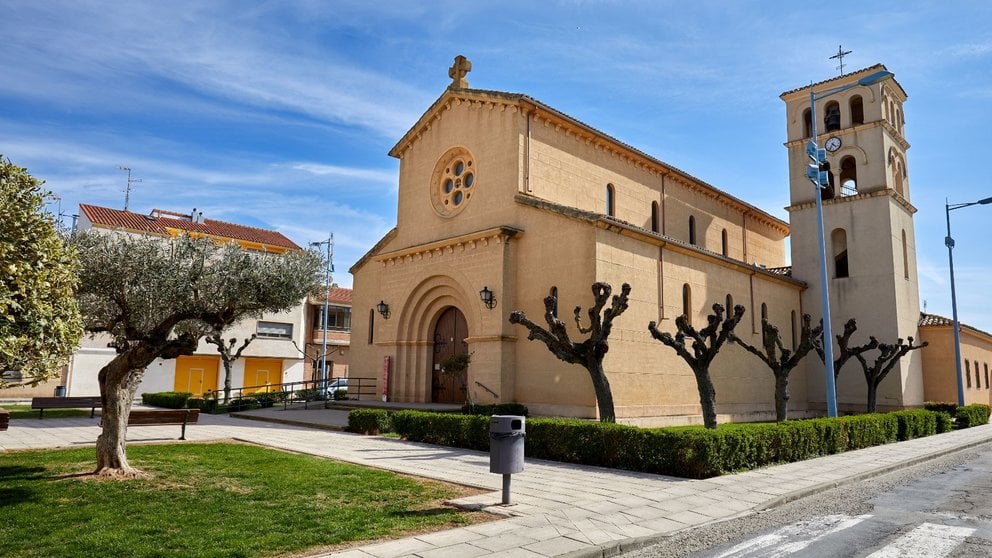 Iglesia San Francisco Javier de Castejón en Navarra. Oriol Conesa