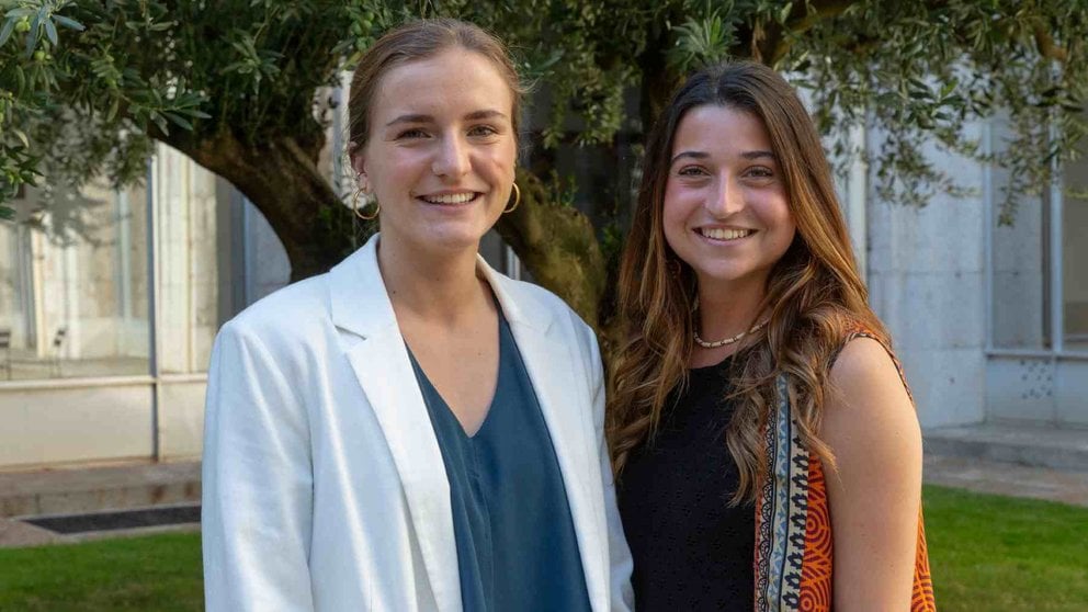 Marta Olaizola y Almudena Uclés, nuevas delegadas de la Universidad de Navarra. UNIVERSIDAD DE NAVARRA