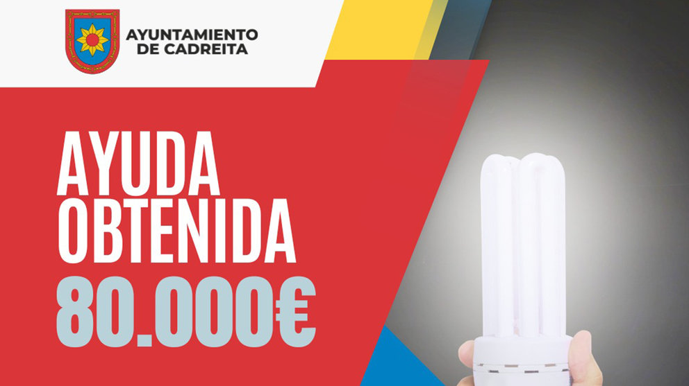 Cadreita consigue 80.000€ para cambiar a LED las farolas del Paseo de Ronda y de la Plaza del Ayuntamiento. CEDIDA