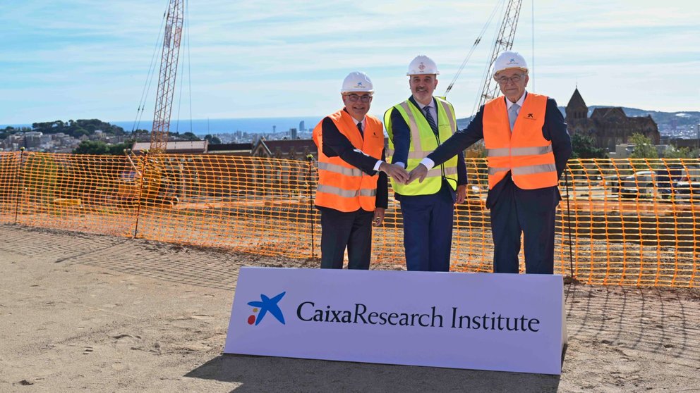 Fundación "la Caixa" ha colocado la primera piedra del Caixa Research Institute. CEDIDA
