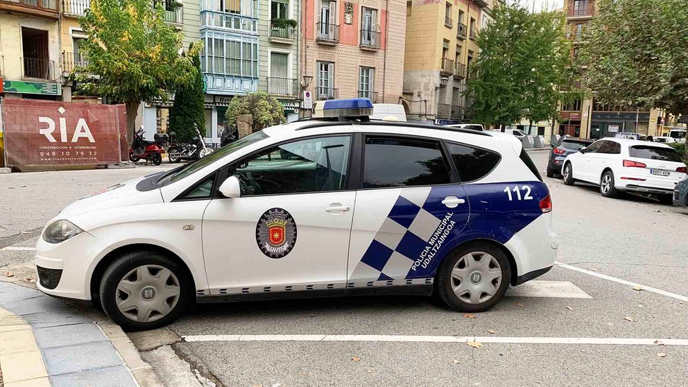 Vehículo de la policía municipal de Estella. Navarra.com