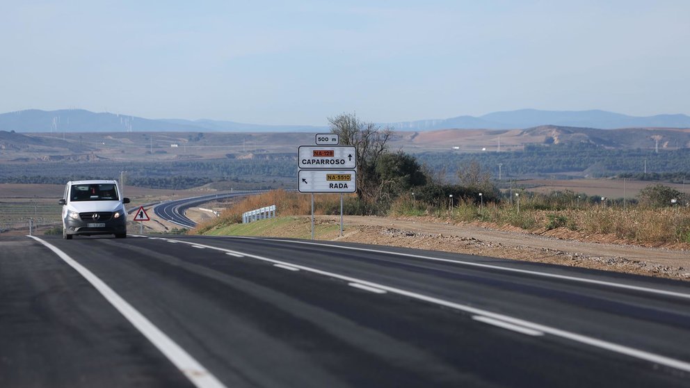 Nueva carretera que conecta Caparroso, Mélida y Rada (NA-128). GOBIERNO DE NAVARRA