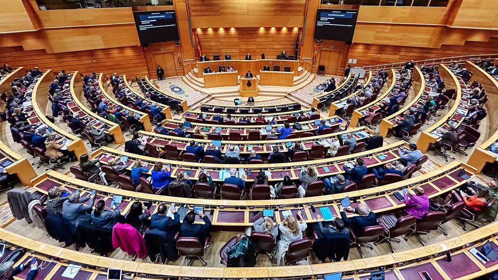 Vista general de una sesión plenaria, en el Senado. CARLOS LUJÁN / EUROPA PRESS