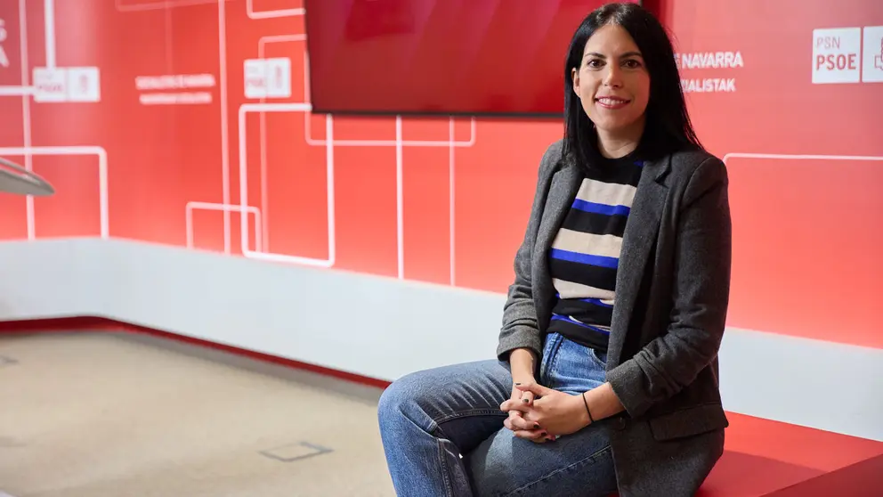 La diputada socialista Adriana Maldonado ofrece una rueda de prensa para analizar la actualidad pol&iacute;tica tras el pleno de investidura de Pedro S&aacute;nchez. I&Ntilde;IGO ALZUGARAY