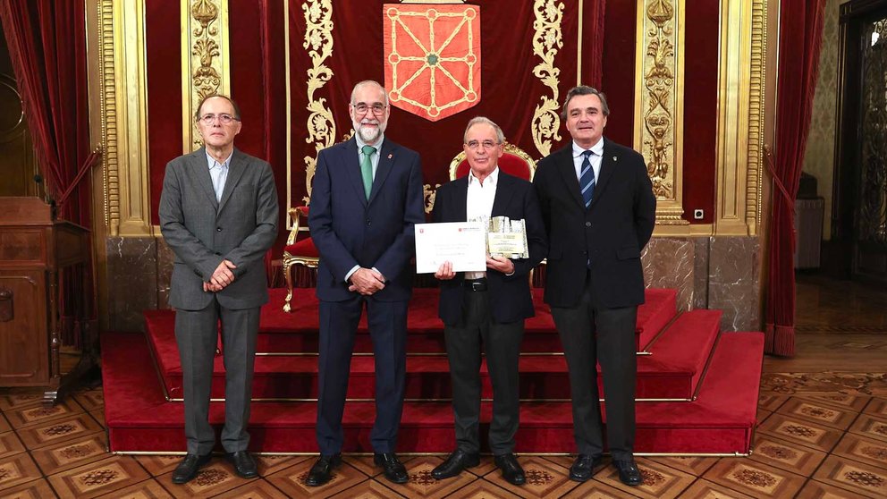 El médico de familia Ramón Villanueva recibe el decimotercer Premio Sánchez Nicolay a las Buenas Prácticas Médicas. GOBIERNO DE NAVARRA