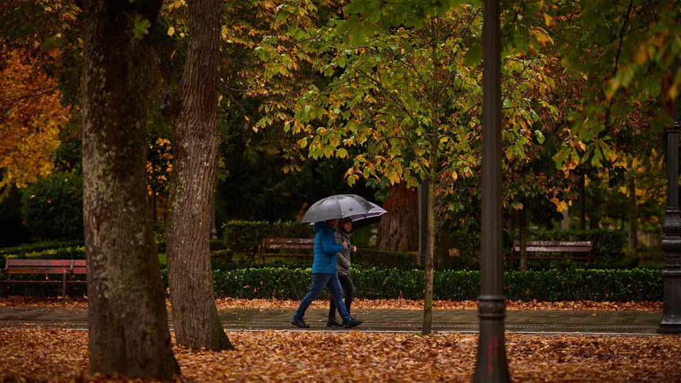 El otoño llega a Pamplona. PABLO LASAOSA