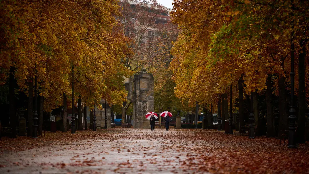El otoño llega a Pamplona. PABLO LASAOSA