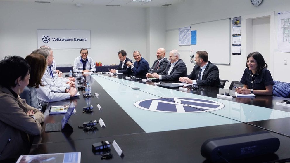 El Gobierno de Navarra y Volkswagen Navarra mantienen una reunión. GOBIERNO DE NAVARRA