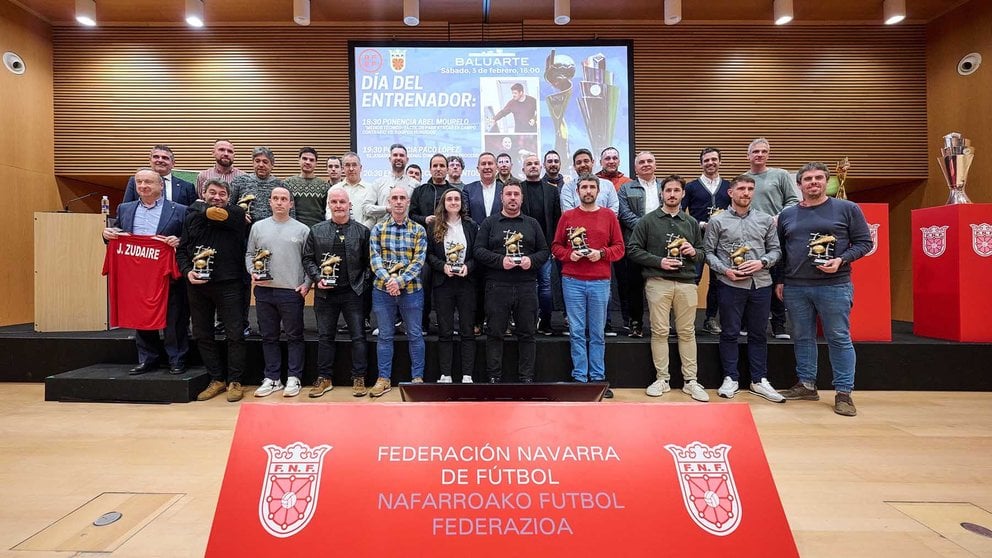 Día del Entrenador organizada por la Federación Navarra de Fútbol. FNF