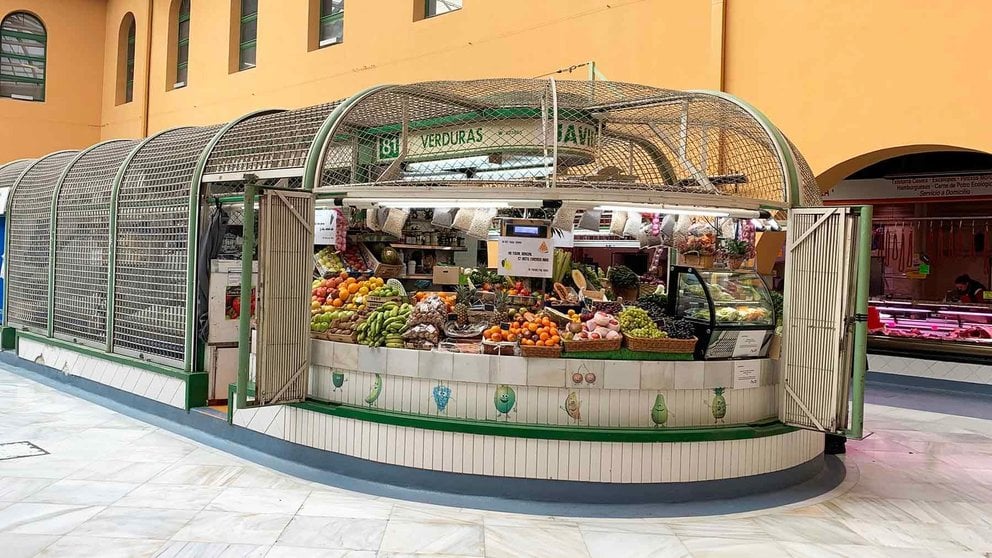 Imagen del mercado de Santo Domingo en Pamplona. Navarra.com