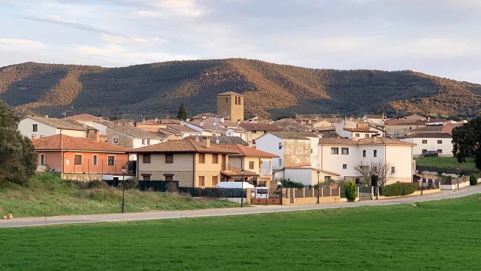 Imagen de la localidad de Igúzquiza en Tierra Estella. Navarra.com