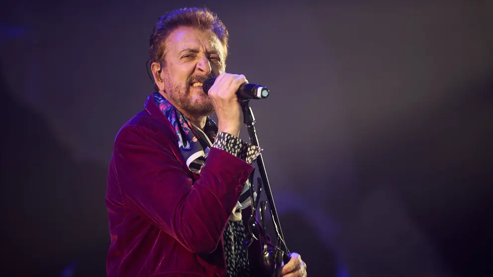 Concierto de Manolo García en el pabellón Navarra Arena dentro de su 'Gira de Teatros'. IÑIGO ALZUGARAY