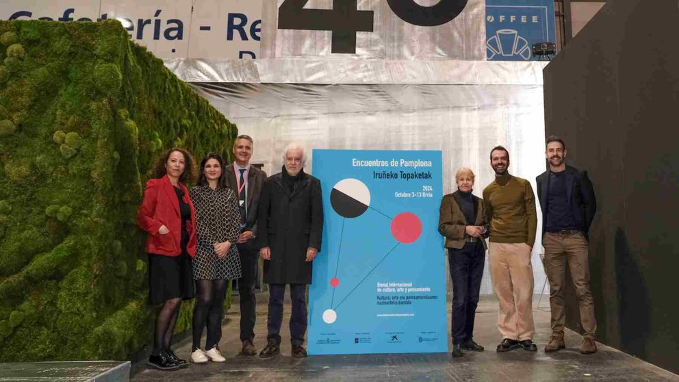 Responsables de los Encuentros de Pamplona 2024 en  ARCO Madrid, la Feria de Arte Contemporáneo. ENCUENTROS