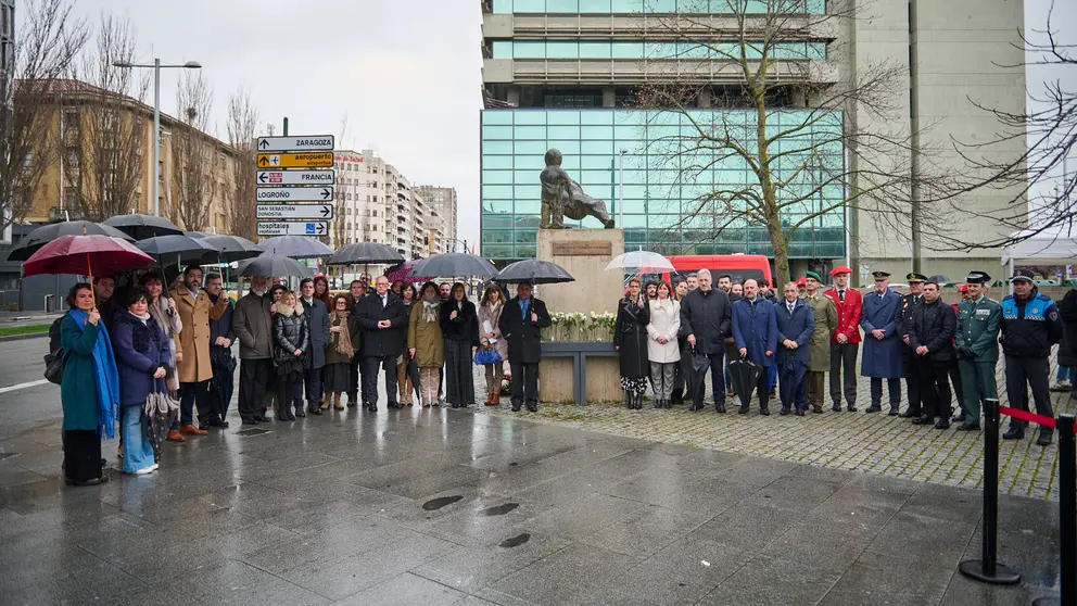 Imagen de archivo de un acto de conmemoraci&oacute;n con motivo del D&iacute;a Europeo de las V&iacute;ctimas del Terrorismo. PABLO LASAOSA