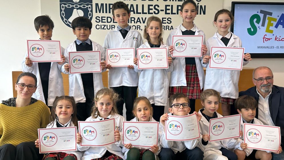Miravalles-El Redín entrega los premios ‘STEAM for Kids 2024’.