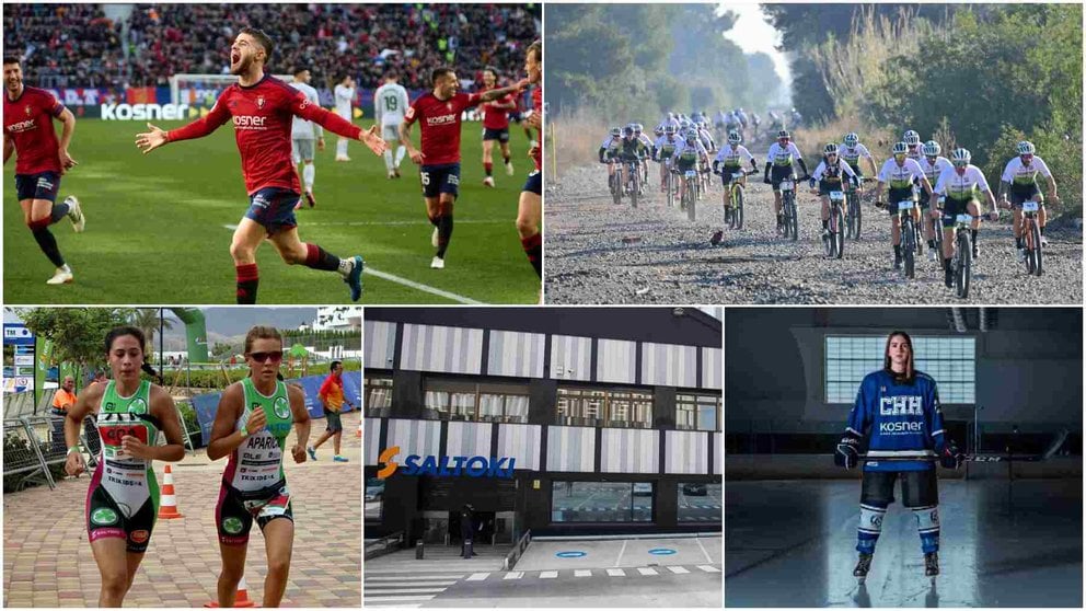 Fútbol, ciclismo, triatlón o hockey, alguna de las disciplinas deportivas apoyadas por Saltoki.