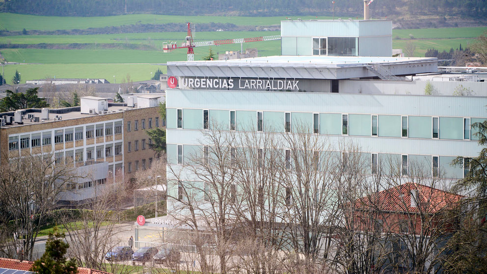 Edificio de Urgencias del Hospital Universitario de Navarra. PABLO LASAOSA