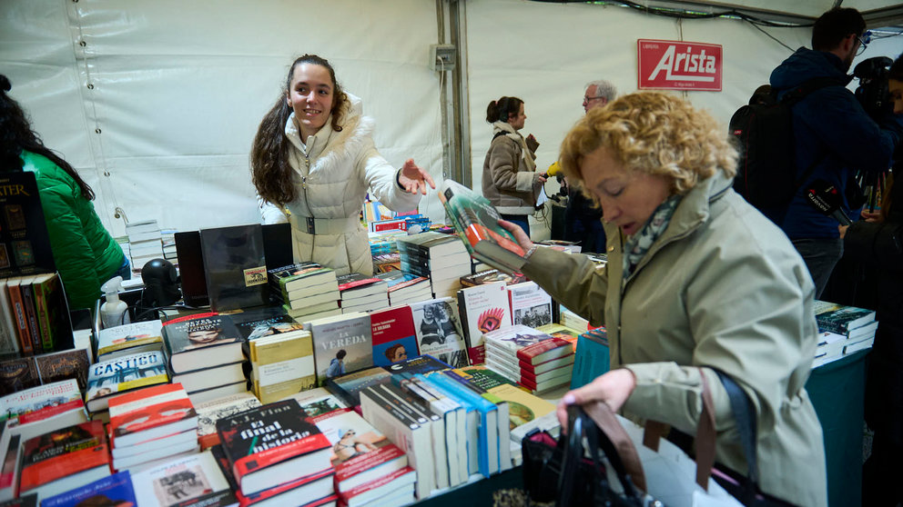 Feria del Libro y de la Flor en Pamplona. PABLO LASAOSA