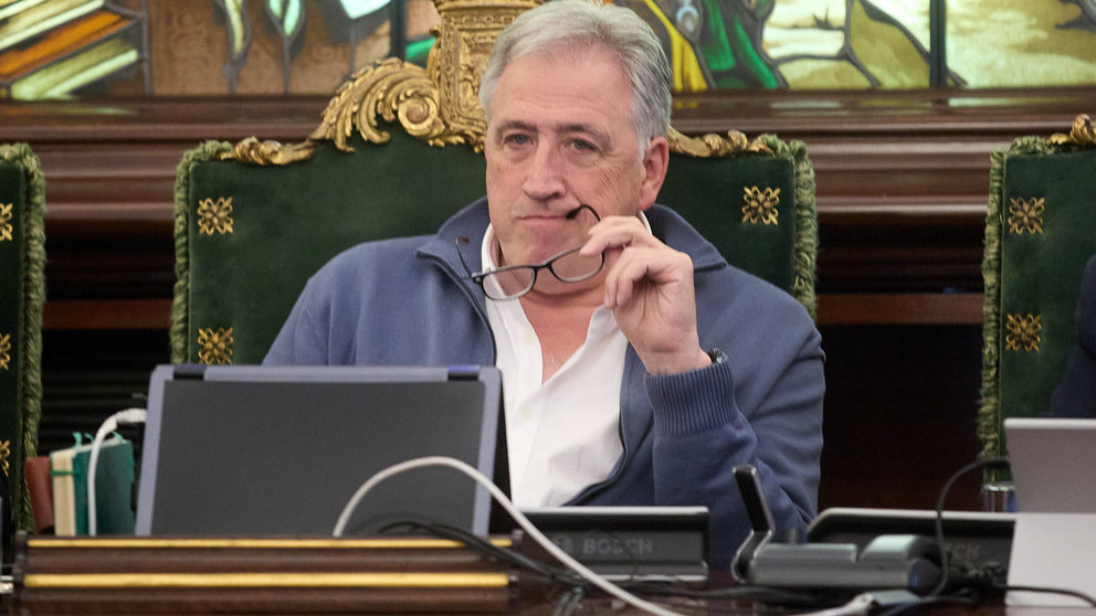 Pleno de Ayuntamiento de Pamplona. IÑIGO ALZUGARAY