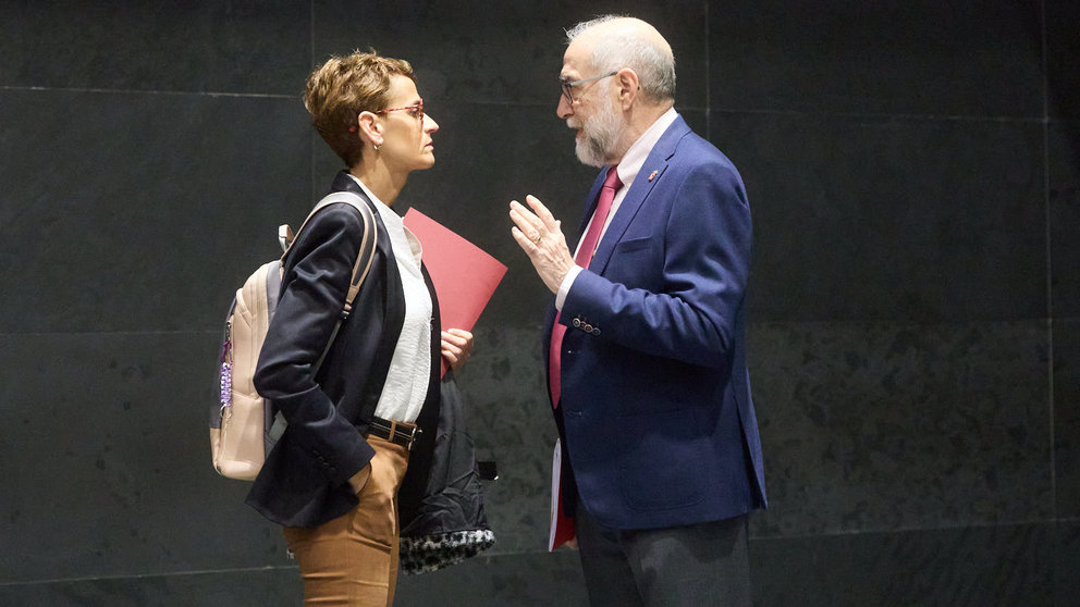 Pleno del Parlamento de Navarra. IÑIGO ALZUGARAY