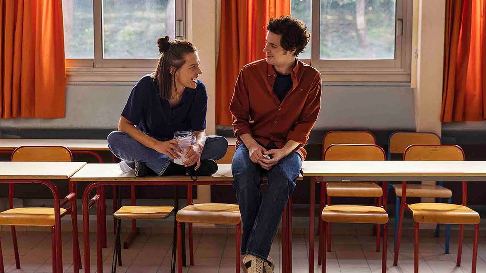 Los actores franceses Adele Exarchopoulos y Vicent Lacoste en 'Los buenos profesores'.