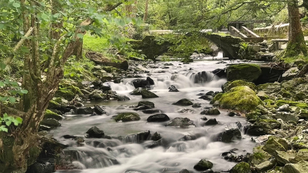 Ruta a la cascada de Putzubeltz desde Aranaz. IRANZU LARRASOAÑA