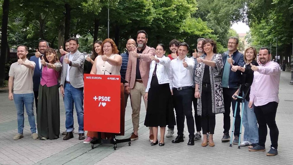 Acto de cierre de campaña del PSN/PSOE en Navarra. EUROPA PRESS