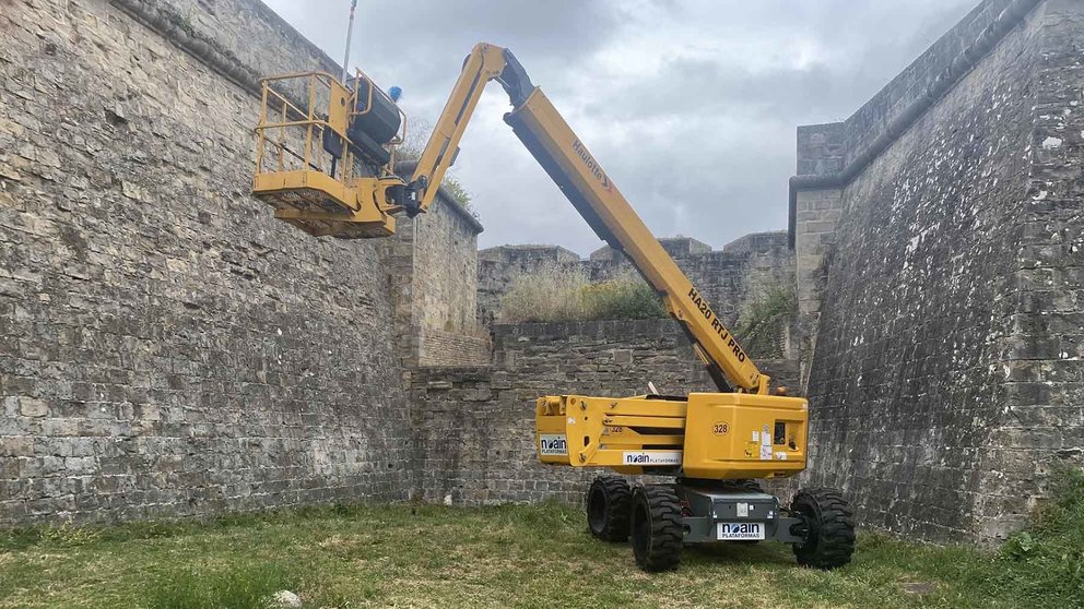 Actuaciones llevadas a cabo por el Ayuntamiento de Pamplona de Joseba Asirón en la Vuelta del Castillo y Ciudadela. GURELUR