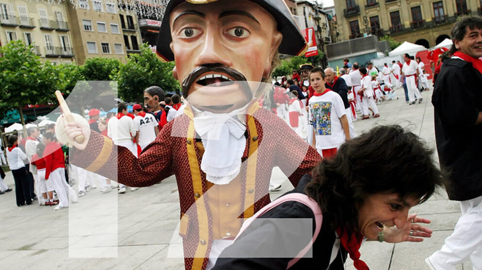 San Fermín 12 de julio. Comparsa de Gigantes y Cabezudos. REUTERS