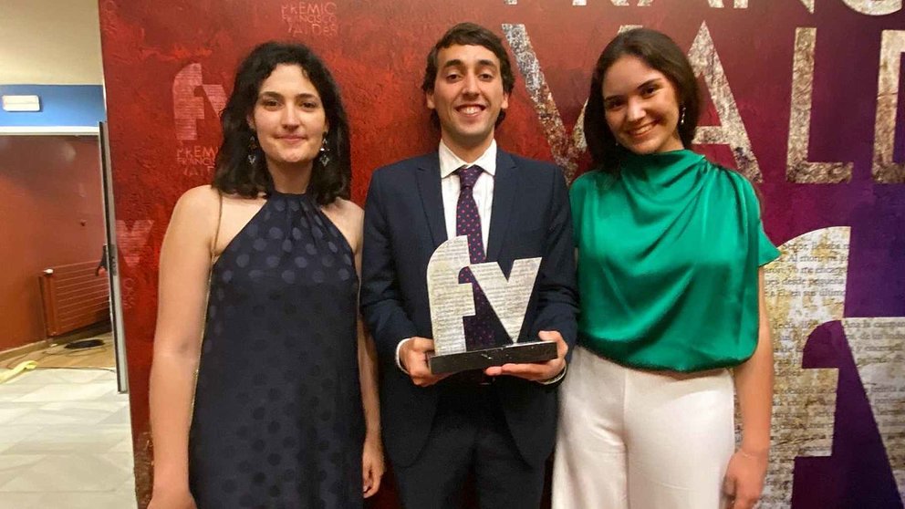 Nuria Martínez, Juan González y Hombeline Ponsignon. CEDIDA / UNAV