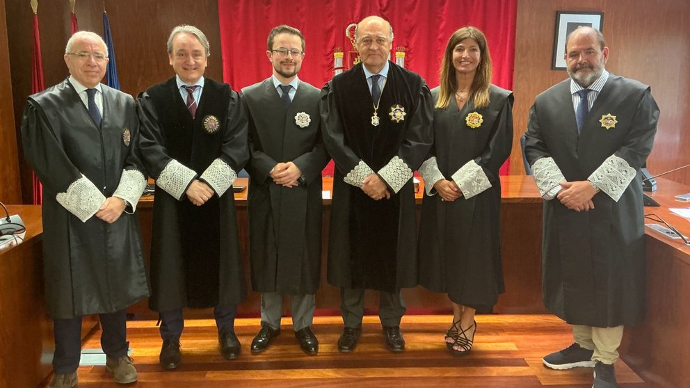 Javier Justo Bañón ha jurado su cargo como nuevo juez en el TSJN. CEDIDA