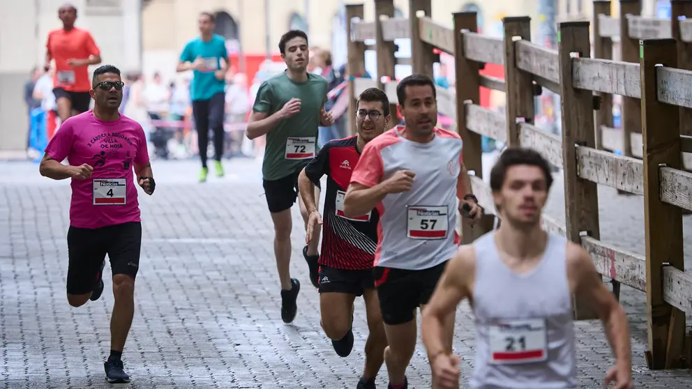 Carrera del Encierro 2024 organizada por la peña La Jarana. PABLO LASAOSA