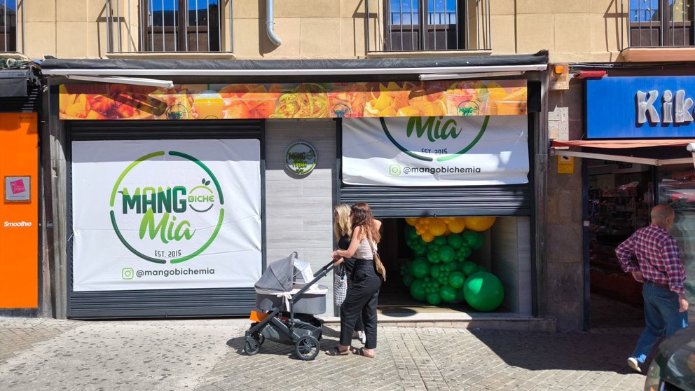 La nueva tienda Mango Biche Mía que se ha abierto en el Paseo Sarasate de Pamplona. NAVARRA.COM