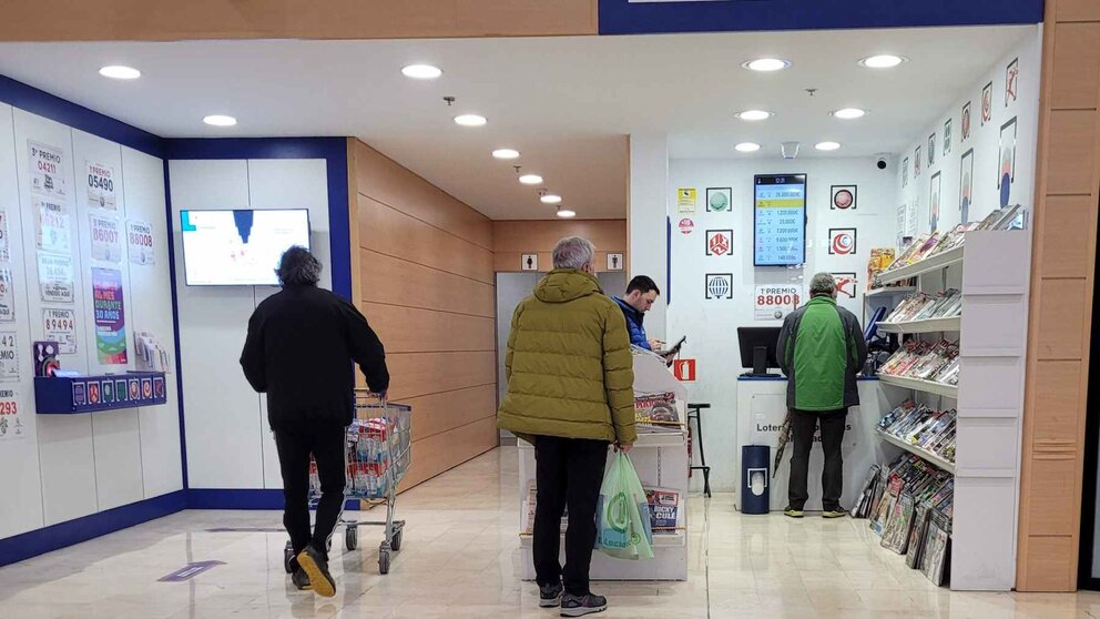 Administración de lotería del Centro Comercial La Morea.