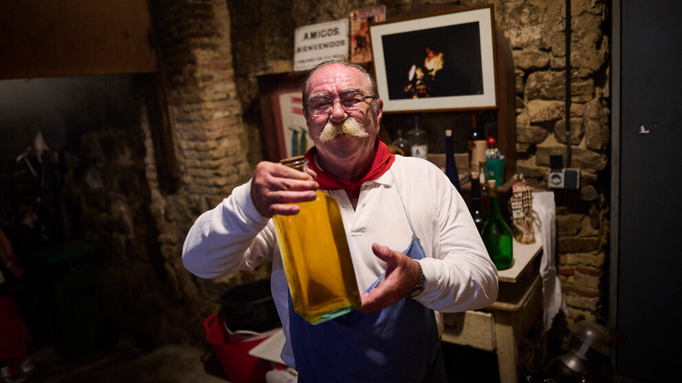 La churrería de La Mañueta abre sus puertas durante San Fermín 2024. PABLO LASAOSA